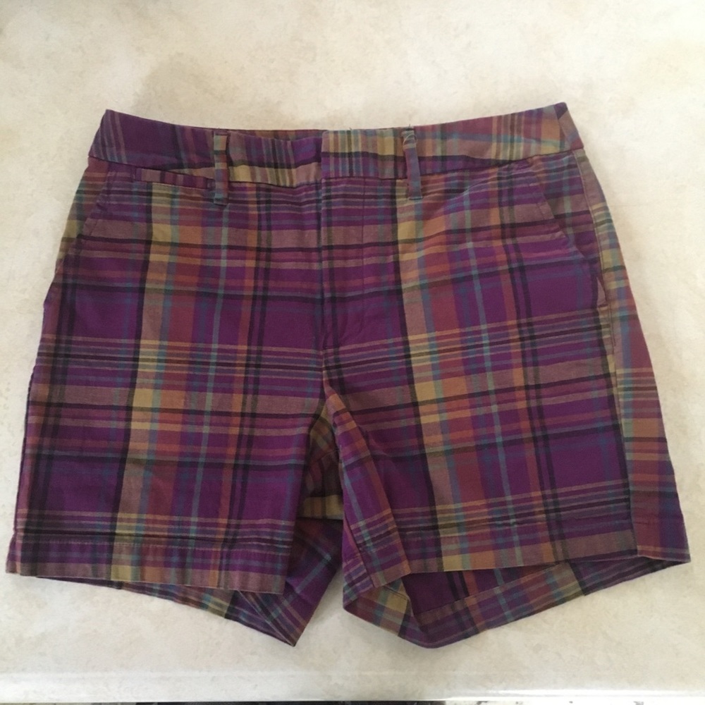 a new day Stretch Plaid Chino Shorts